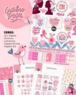 Outubro Rosa 2025 - Combo Ilustrações e Papéis (Tita)