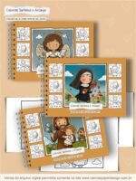 Livro de Colorir: Colorindo Santinhos e Arcanjos A5 (Carinas Paper)