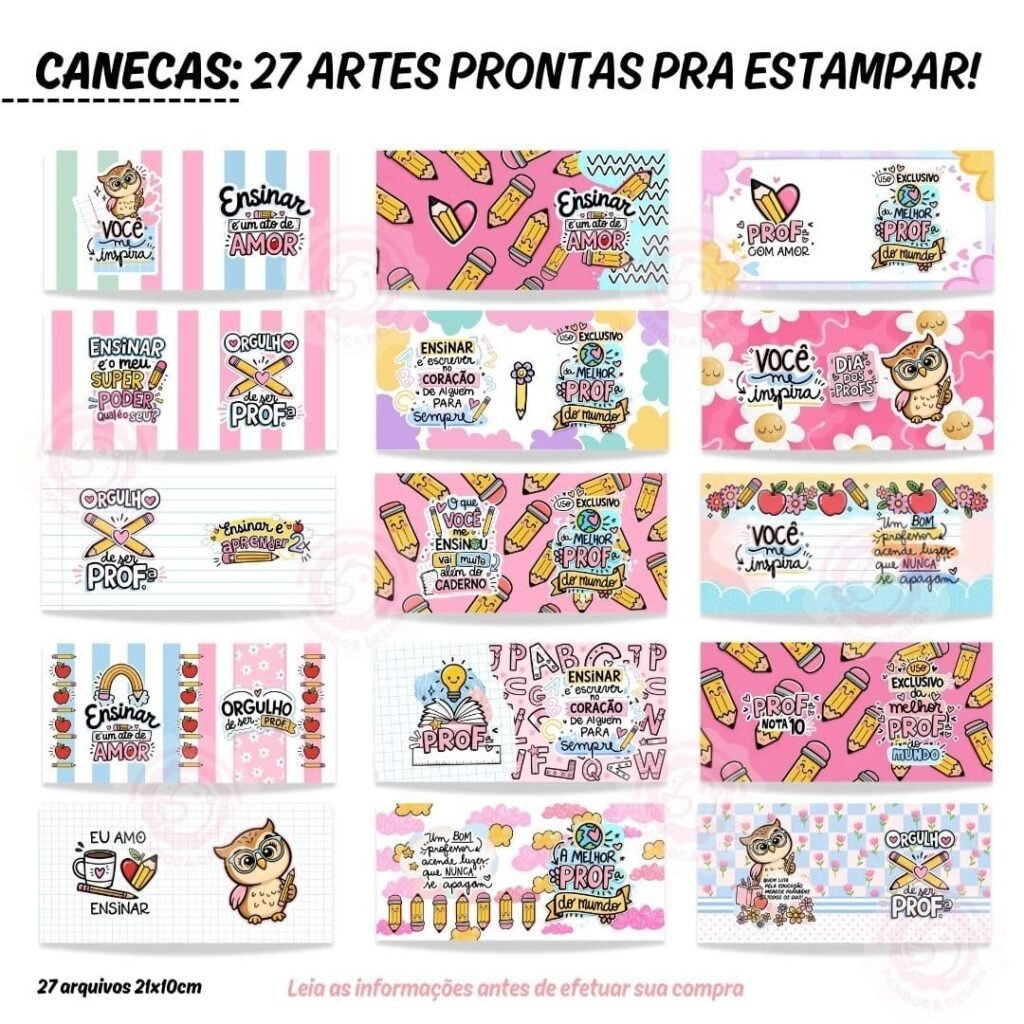 27 Artes CANECAS Professores 2025 (Pandoca) - Imagem 5