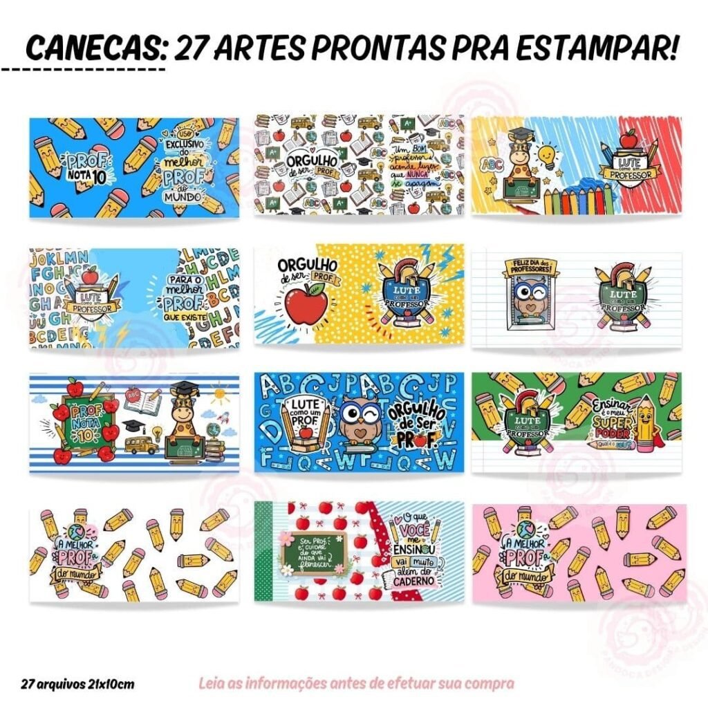 27 Artes CANECAS Professores 2025 (Pandoca) - Imagem 6