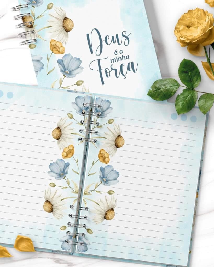 Caderno Pautado Flores do Campo (Bicho Papel) - Imagem 1