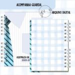 Caderno Assembleia de Circuito 2025/2026 – GRAVATA AZUL C/TEMA (Re Castori) - Imagem 2