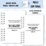 Caderno Assembleia de Circuito 2025/2026 – GRAVATA AZUL C/TEMA (Re Castori) - Imagem 3