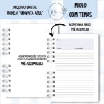 Caderno Assembleia de Circuito 2025/2026 – GRAVATA AZUL C/TEMA (Re Castori) - Imagem 6