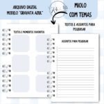 Caderno Assembleia de Circuito 2025/2026 – GRAVATA AZUL C/TEMA (Re Castori) - Imagem 8