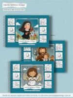 Livro de Colorir: Colorindo Santinhos e Arcanjos A5 (Carinas Paper) - Imagem 3