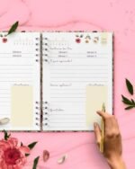 Combo Devocional Leitura da Bíblia 365 dias Católica Evangélica Leitura Livre Flores e Cores (Bicho Papel) - Imagem 3