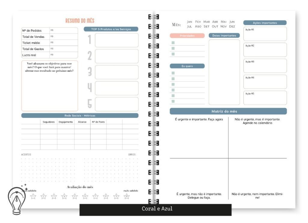 Miolo Planner Empreendedor(a) Permanente (Trilha do Papel) - Imagem 12