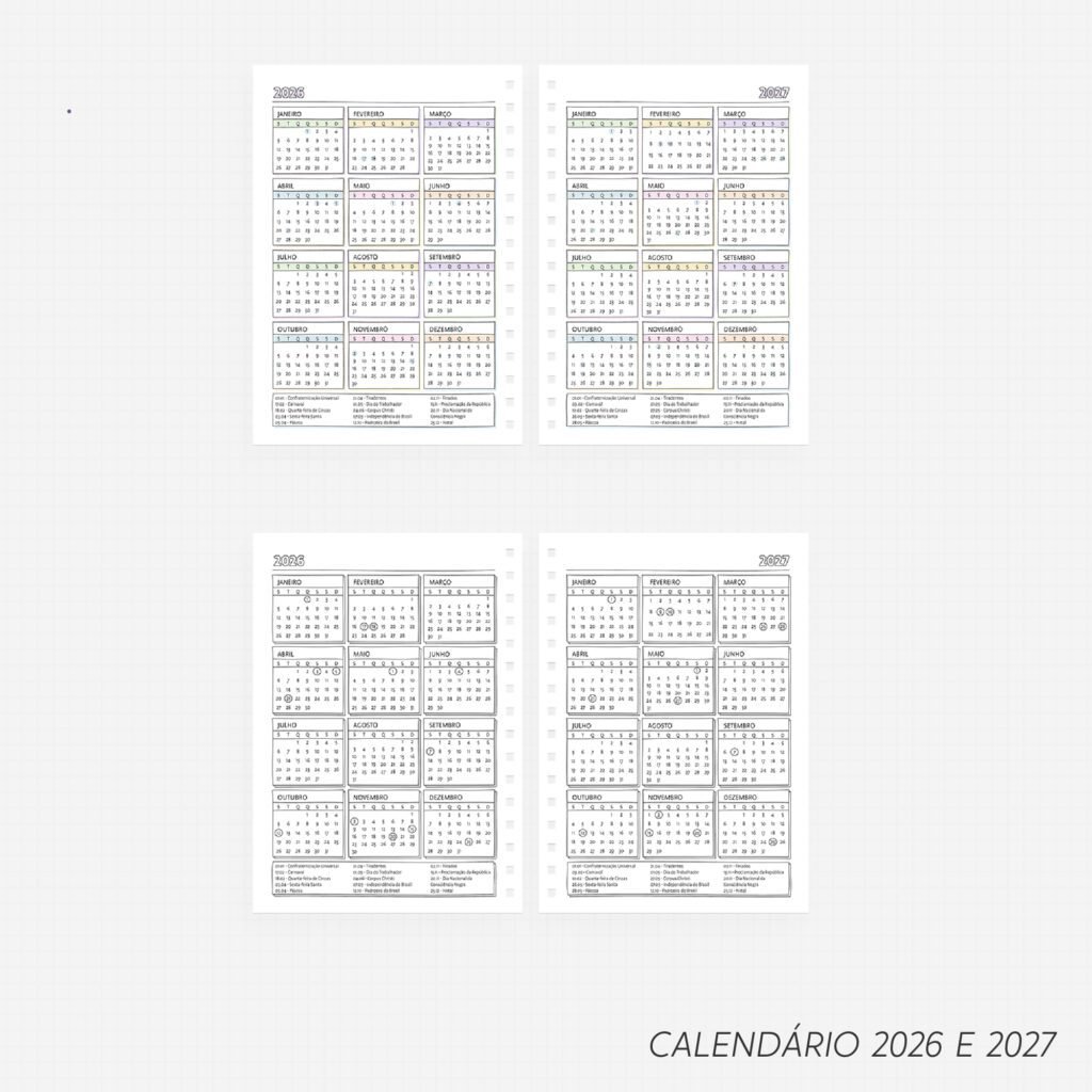 SUPER COMBO Planner Slim para Colorir 2026 (Nilmara) - Imagem 8