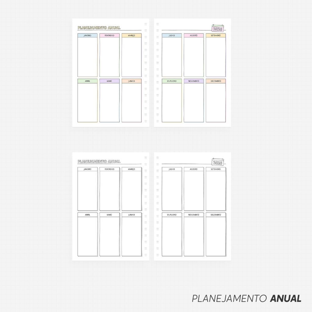SUPER COMBO Planner Slim para Colorir 2026 (Nilmara) - Imagem 3