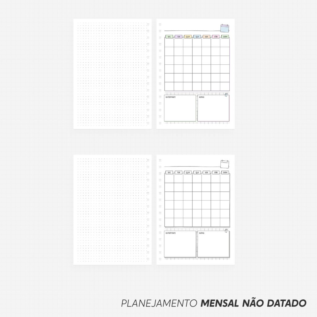 SUPER COMBO Planner Slim para Colorir 2026 (Nilmara) - Imagem 5