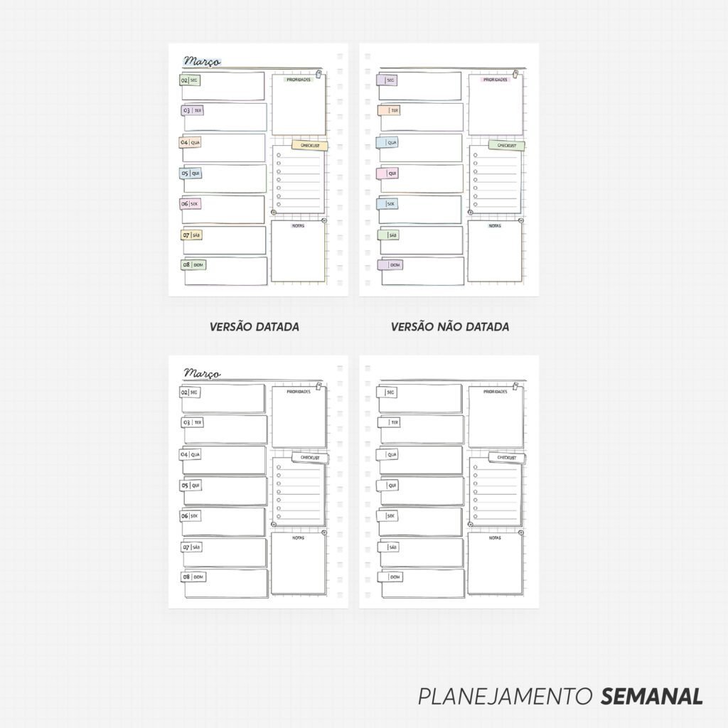 SUPER COMBO Planner Slim para Colorir 2026 (Nilmara) - Imagem 6