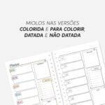 SUPER COMBO Planner Slim para Colorir 2026 (Nilmara) - Imagem 11