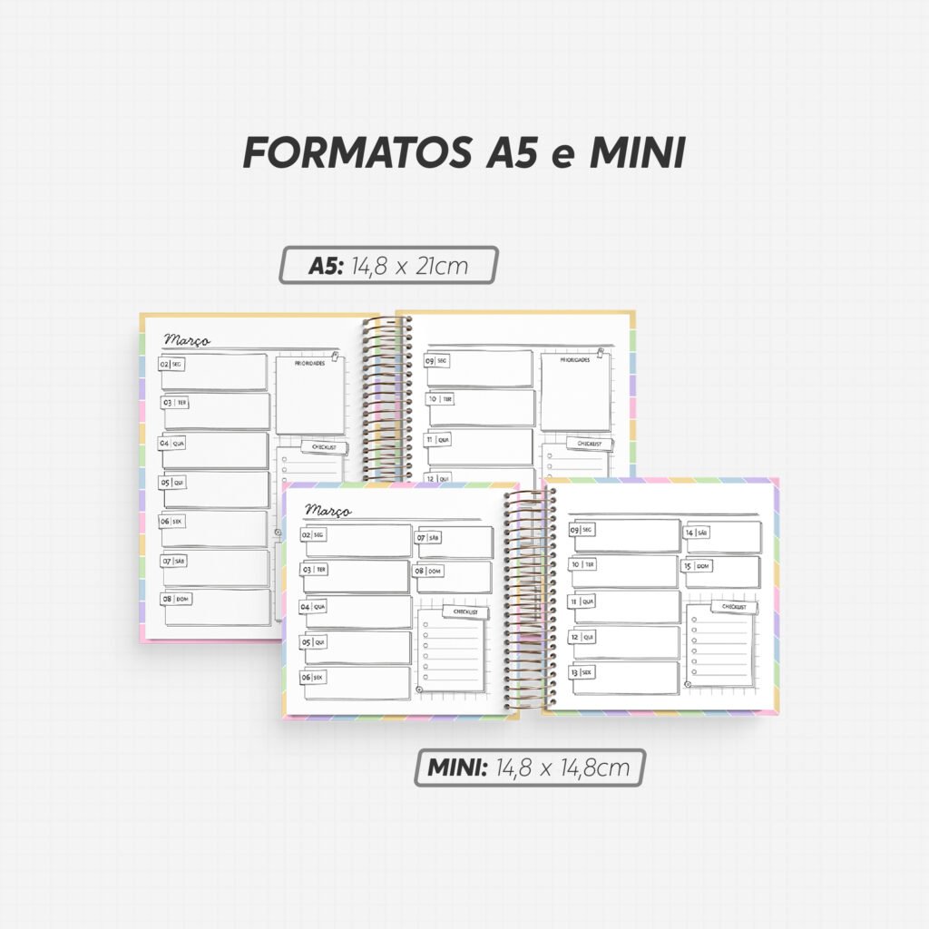 SUPER COMBO Planner Slim para Colorir 2026 (Nilmara) - Imagem 10