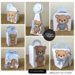 Chá de Bebê Ursinho Azul - Kit Festa Pronta