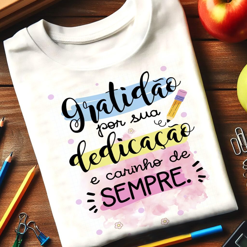 Artes Camiseta Dia dos Professores 2025 - Imagem 19