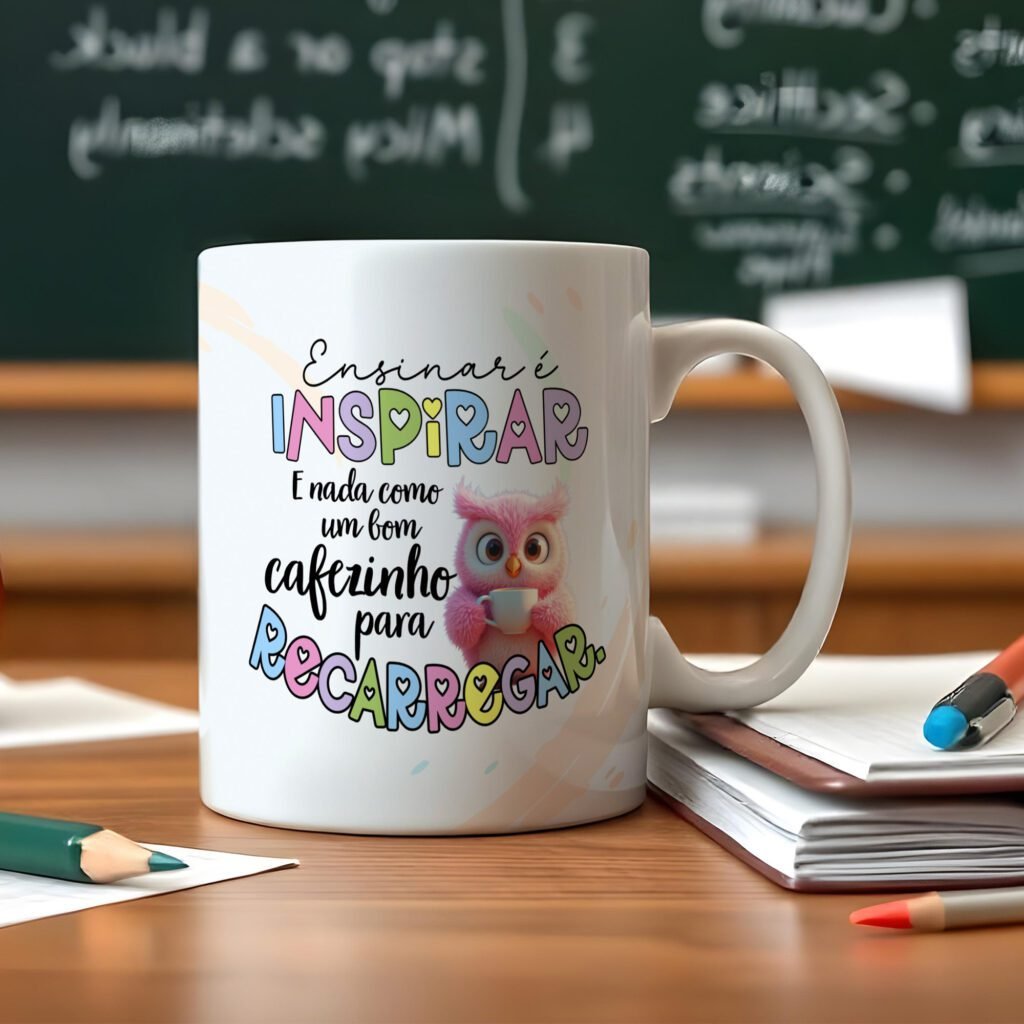 Artes Caneca Dia dos Professores 2025 - Imagem 18