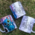 Arte Caneca Guerreiras K-POP Colorir - Imagem 5