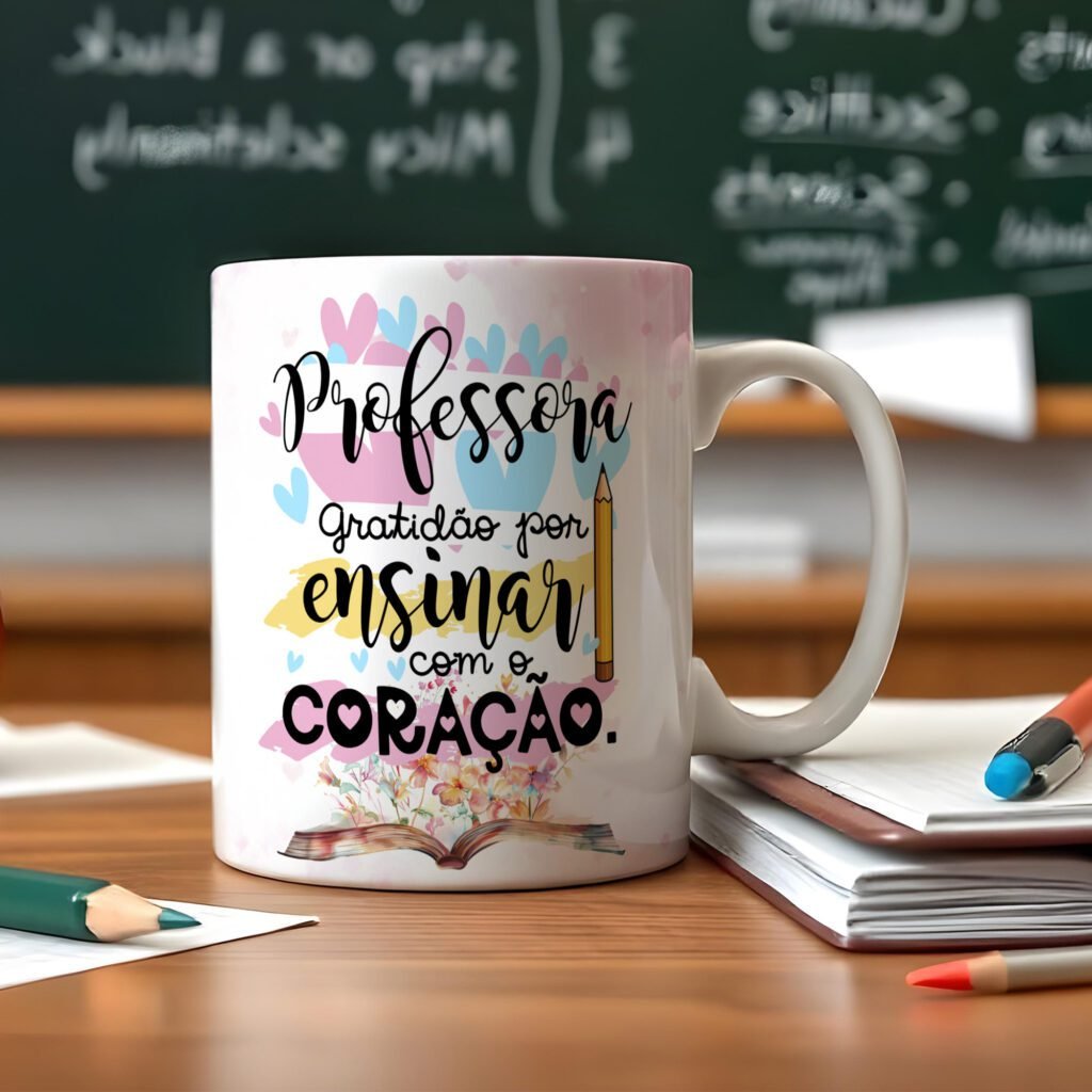 Artes Caneca Dia dos Professores 2025 - Imagem 17