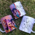 Arte Caneca Guerreiras K-POP Colorir - Imagem 9