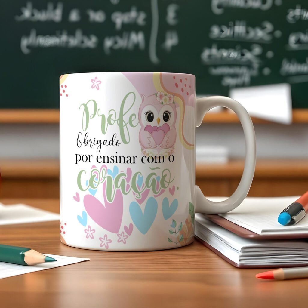 Artes Caneca Dia dos Professores 2025 - Imagem 13
