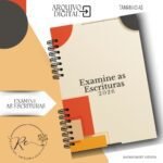 Caderno Examine as Escrituras - Permanente 2026 – Masculino (Rê Castori)
