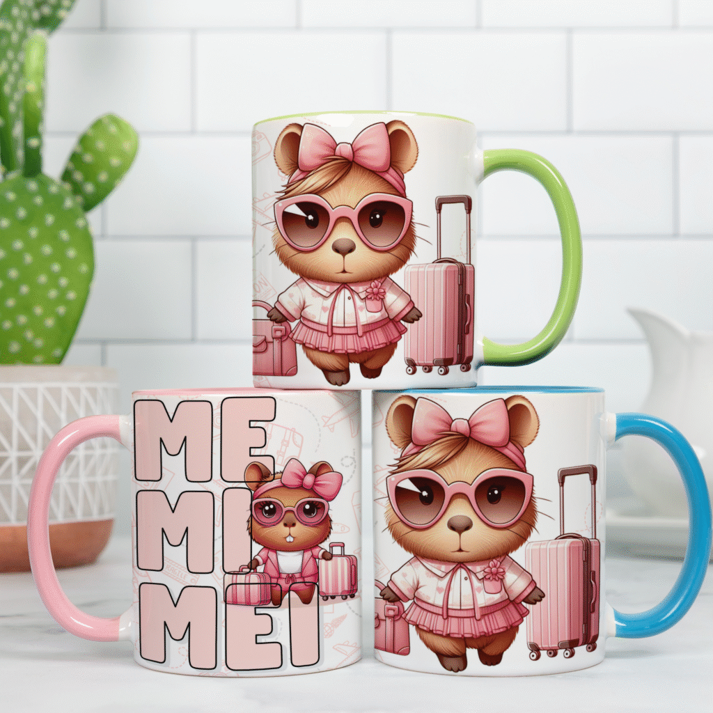 Capivarinha Memimei - Artes Caneca - Imagem 2