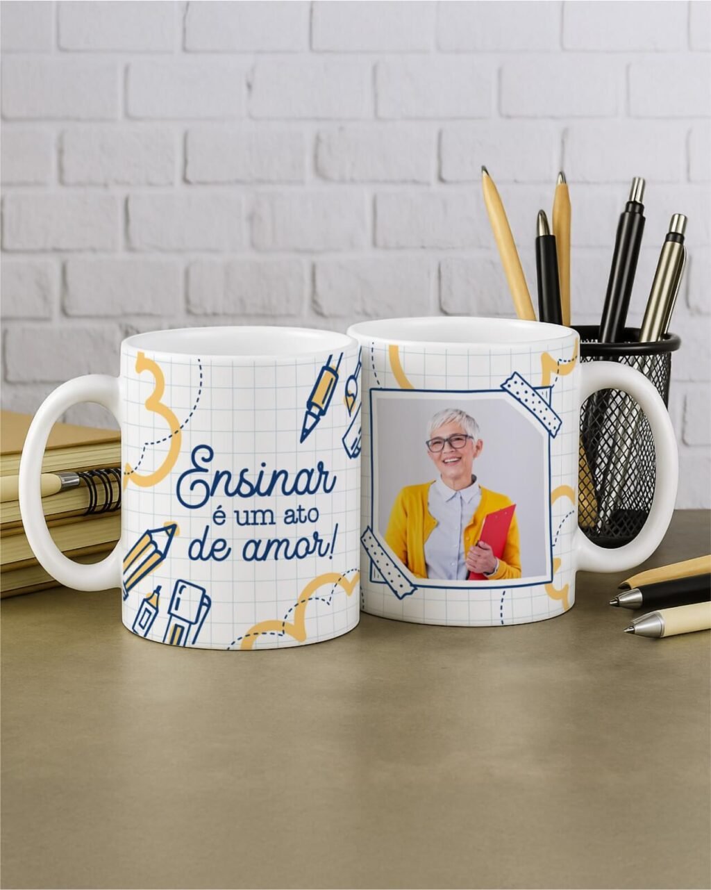 Pacote de Artes Canecas Professores FOTO V6 - Imagem 1