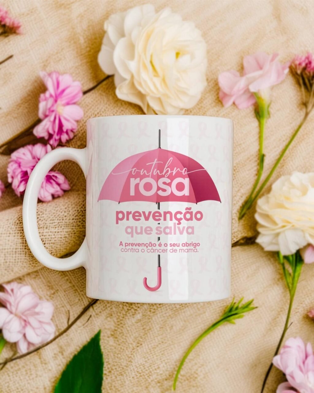 Pacote de Artes Canecas Outubro Rosa V6 - Imagem 11