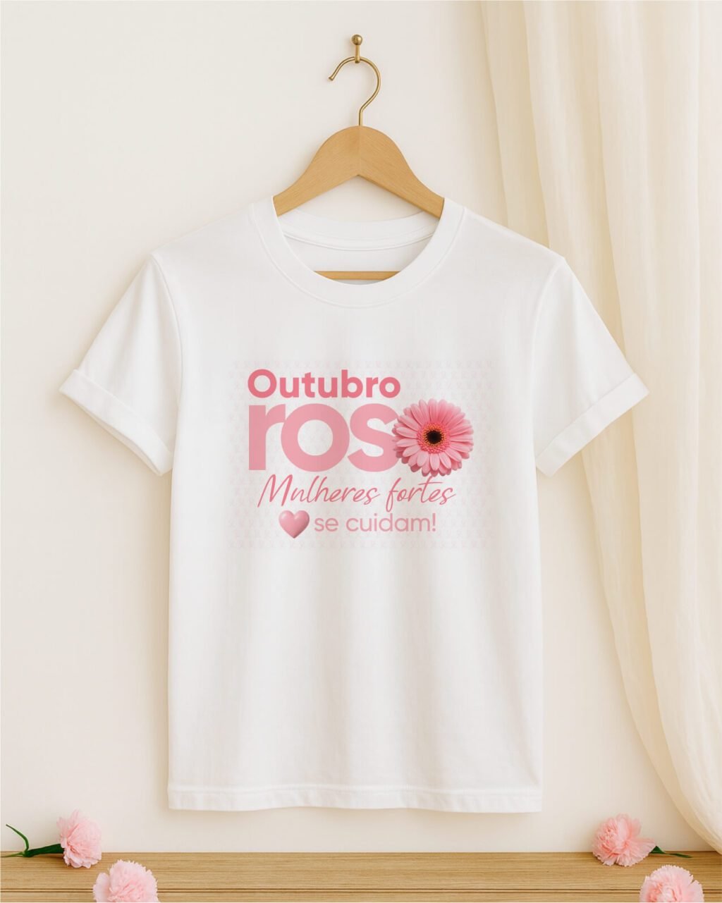 Pacote de Artes Camisas Outubro Rosa V6 - Imagem 12