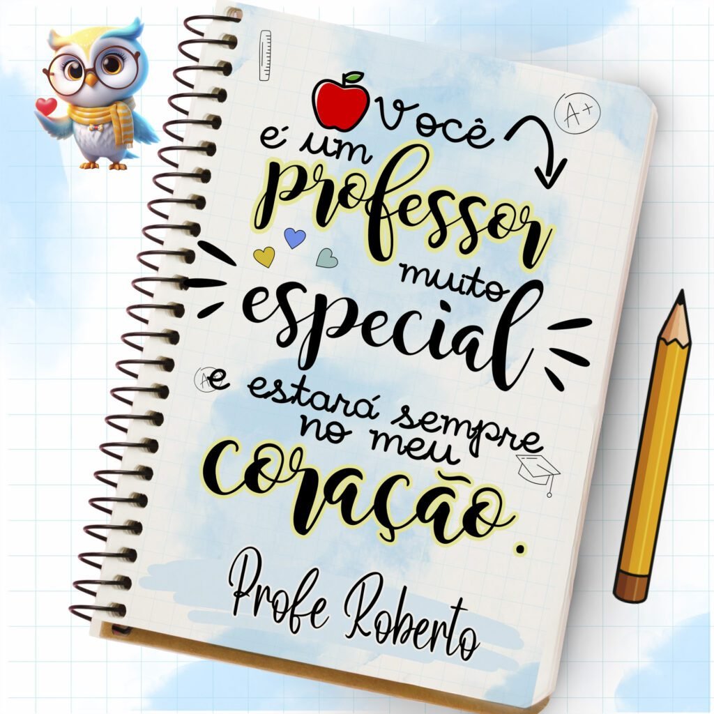 Capas Agenda Dia dos Professores 2025 - Imagem 10