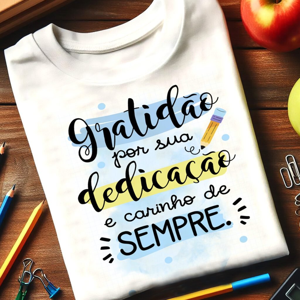 Artes Camiseta Dia dos Professores 2025 - Imagem 9