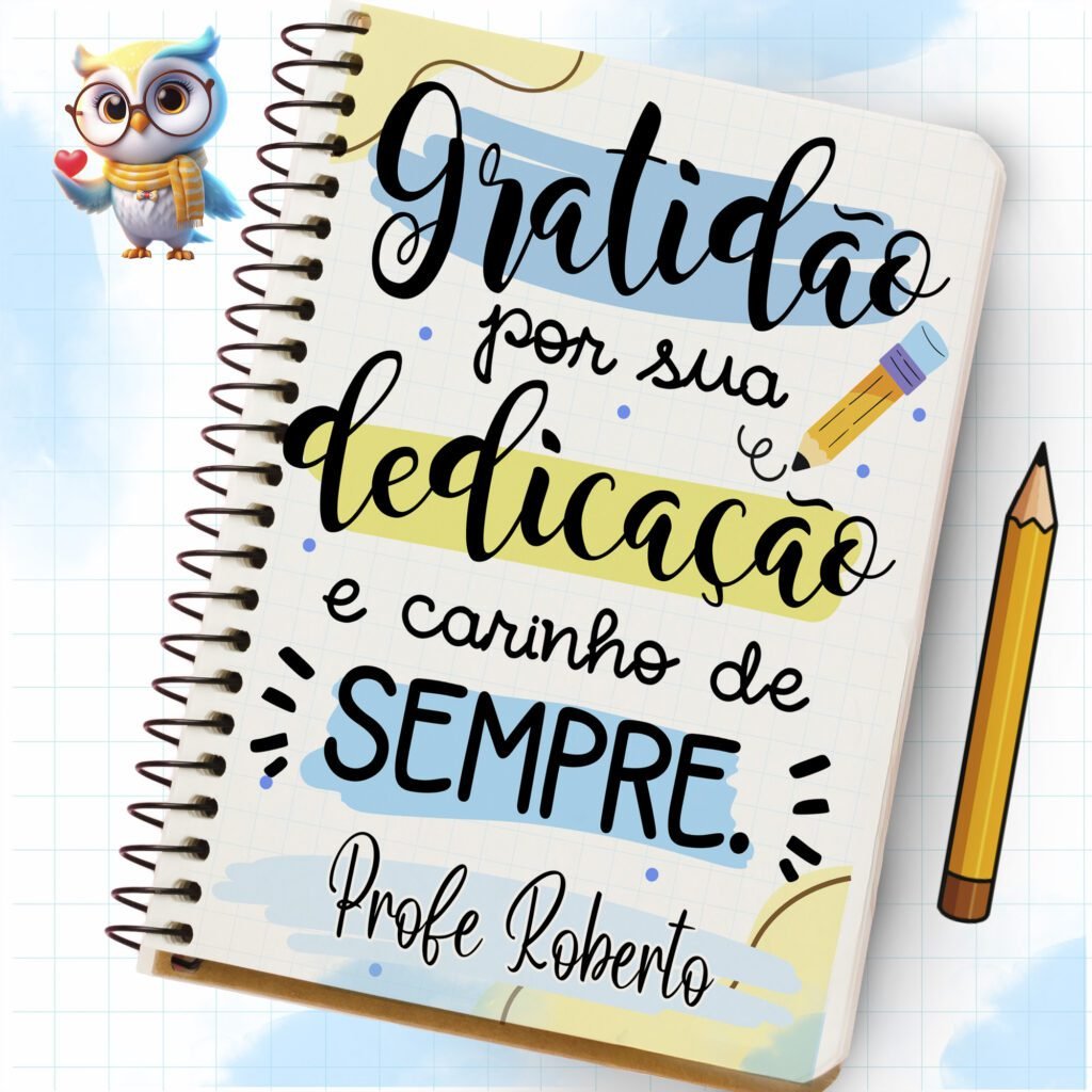 Capas Agenda Dia dos Professores 2025 - Imagem 9