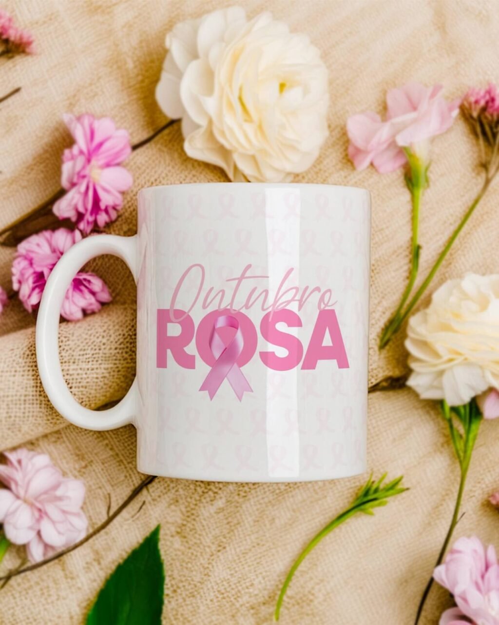 Pacote de Artes Canecas Outubro Rosa V6 - Imagem 14