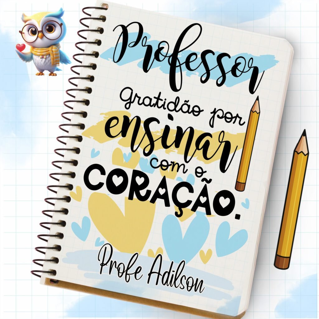 Capas Agenda Dia dos Professores 2025 - Imagem 6