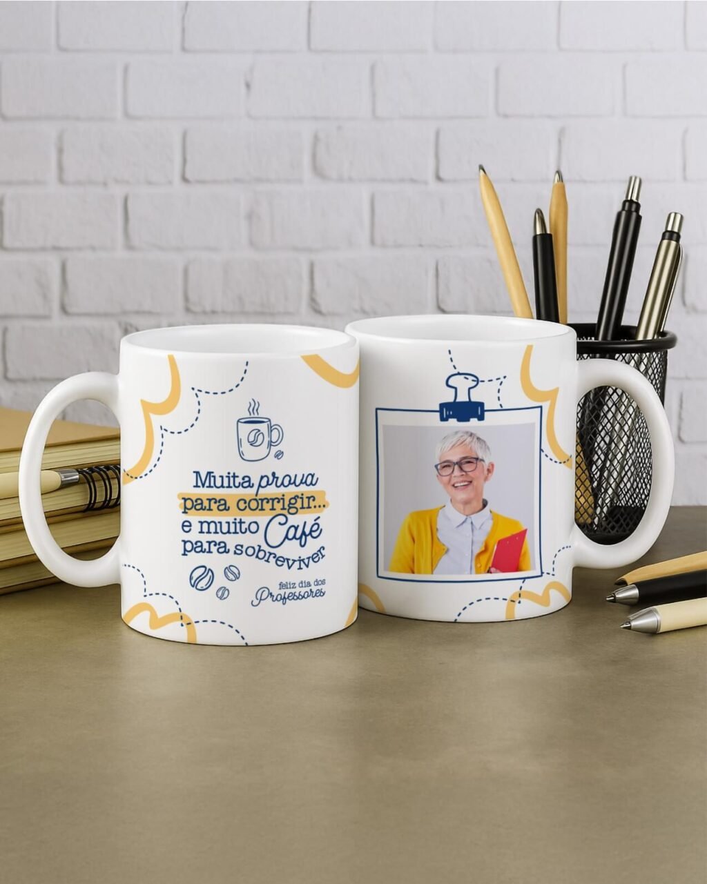 Pacote de Artes Canecas Professores FOTO V6 - Imagem 17