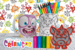 Pacote Monstrinhos Divertidos para Colorir (Originale) - Imagem 2