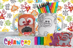 Pacote Monstrinhos Divertidos para Colorir (Originale) - Imagem 4