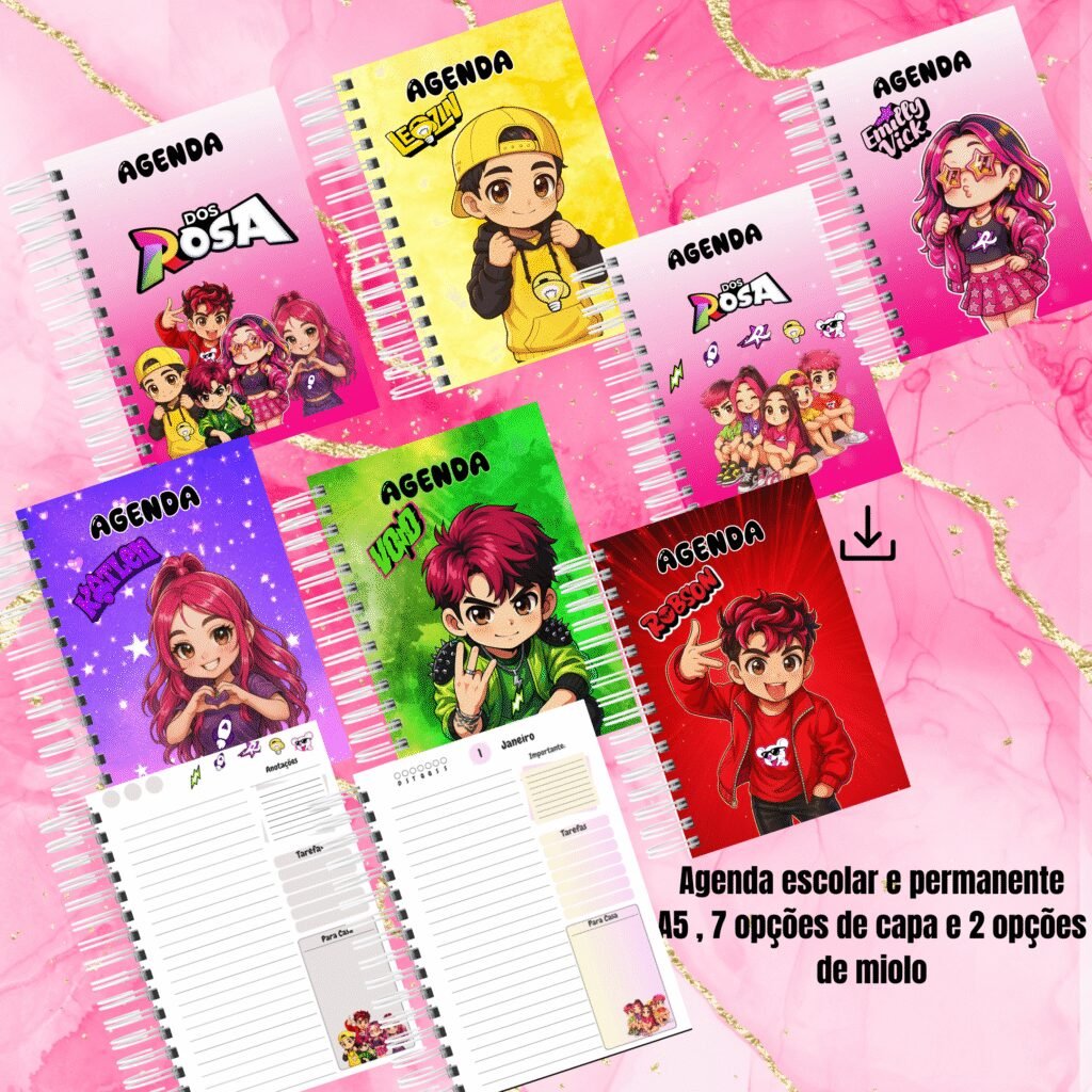 COMBO Grupo dos Rosas - Kit Escolar - Imagem 1