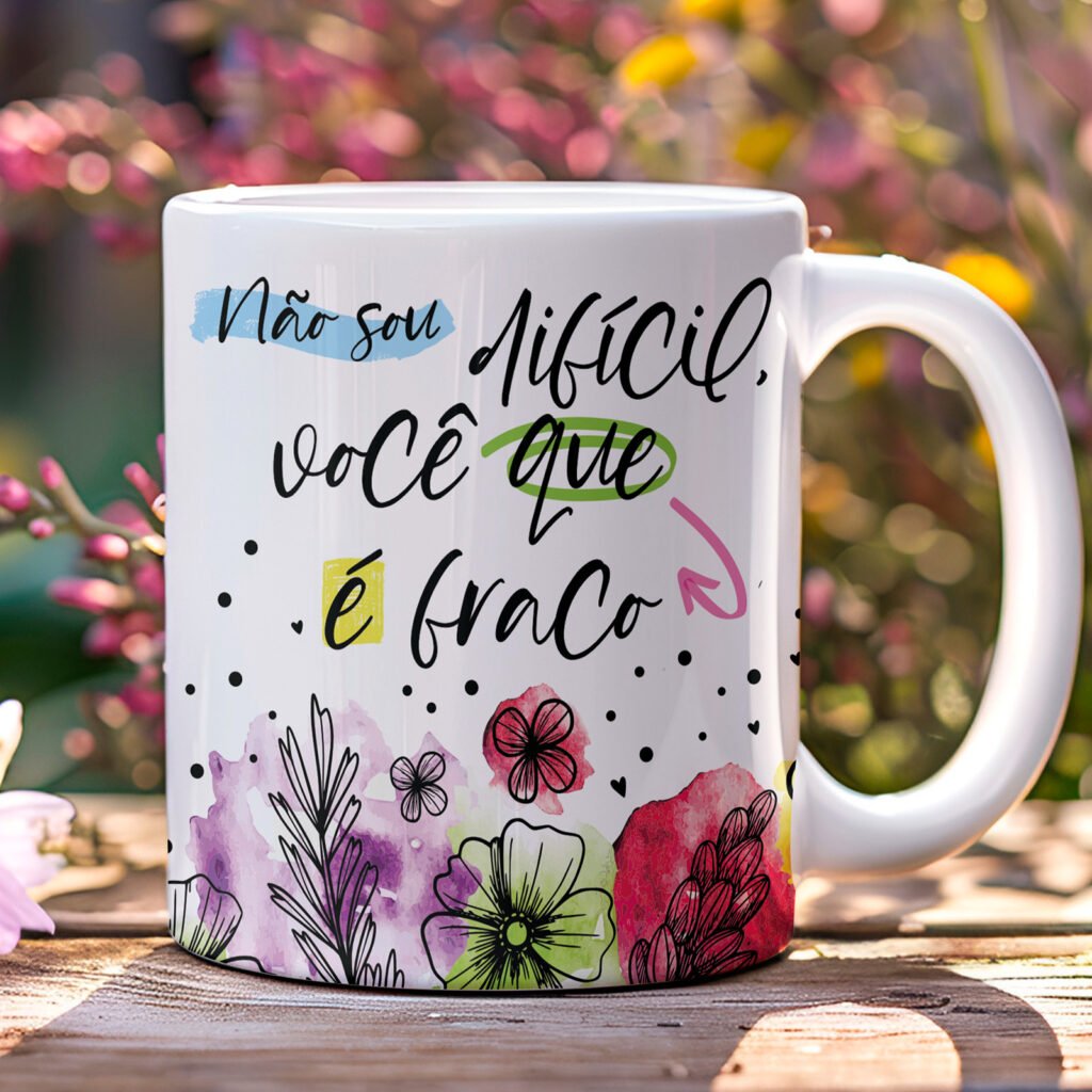 Arte Caneca Frases Sarcásticas – V46 - Imagem 3