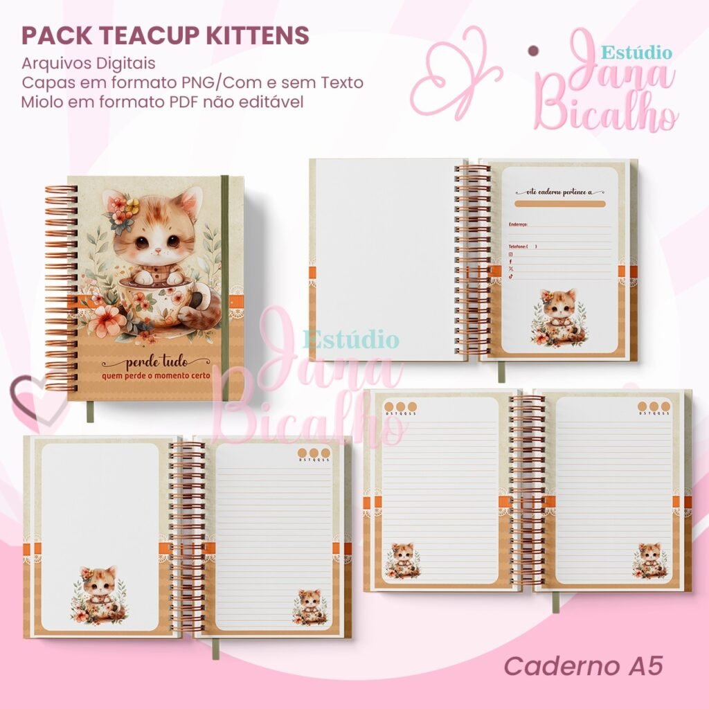 Pack Teacup Kittens (Jana Bicalho) - Imagem 2