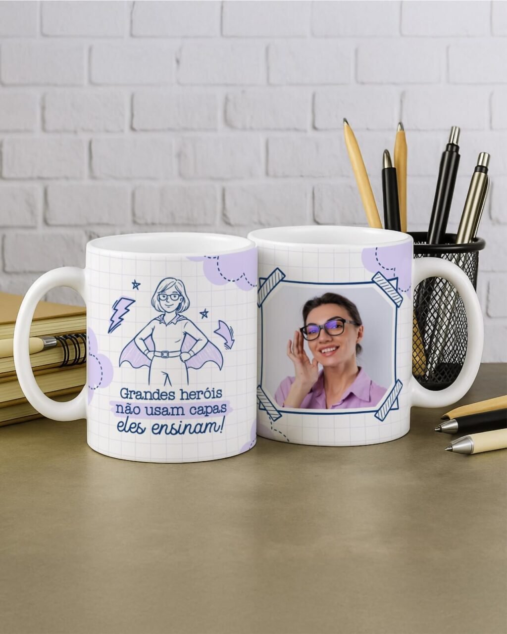 Pacote de Artes Canecas Professores FOTO V6 - Imagem 8