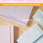 Blocos Cartonados + Planner Duo (Branco Papel)