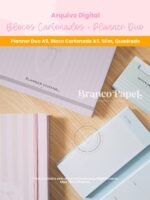 Blocos Cartonados + Planner Duo (Branco Papel)