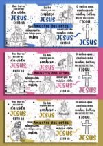 Jesus tá lá 03 versões – Unisex, Feminina, Masculina (Dourada, Rosa, Azul) - Arte Avulsa Caneca - Imagem 4