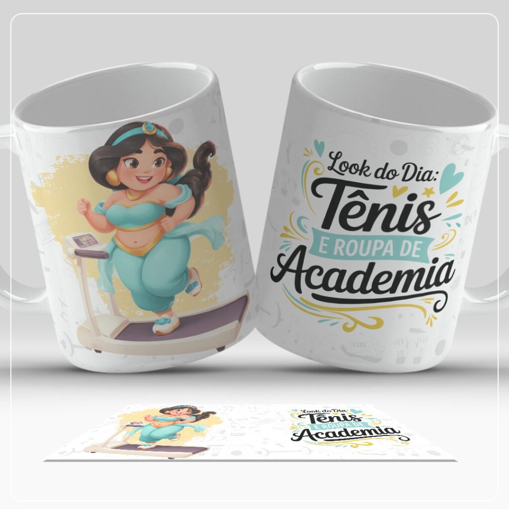Princesas Motivadas - Artes para Caneca - Imagem 12