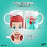 Bocão Princesas - Artes para Caneca