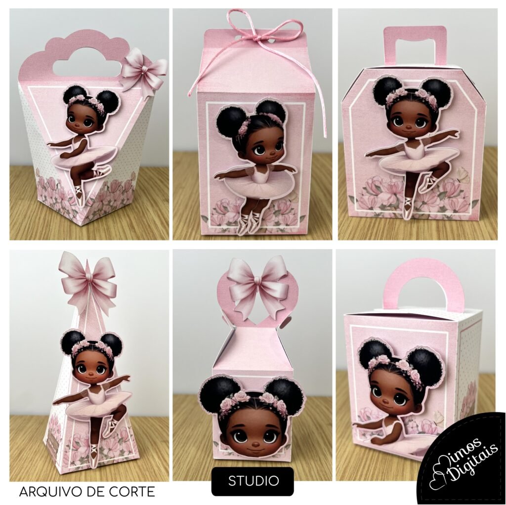 Bailarina Negra - Kit Festa Pronta - Imagem 1