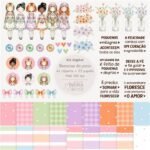 Bonequinhas de pano - Kit Digital (Telma Contel)
