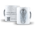 Religiosa com QR Code - Artes para Canecas - Imagem 3